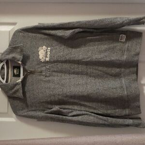 Roots 1/4 zip salt and pepper Pullover